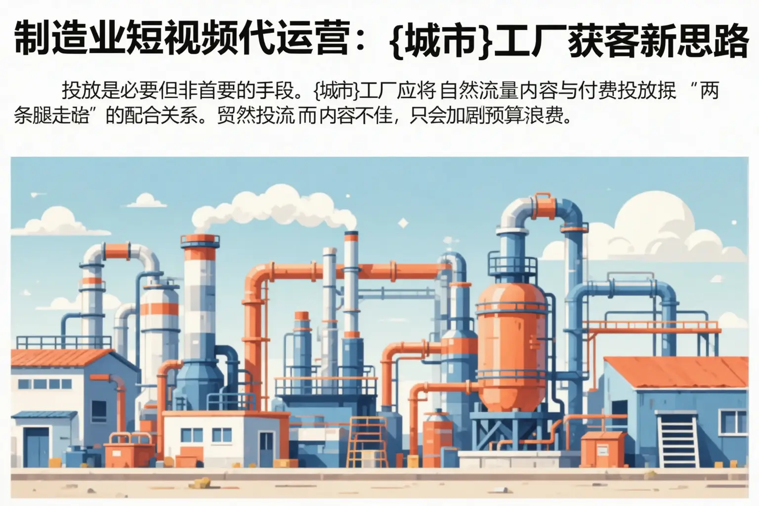 制造业短视频代运营:宝塔工厂获客新思路